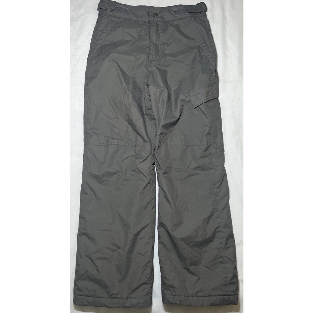 Columbia Kid's Youth Large (14/16) Gray Ski Snow Snowboard Pants Winter READ